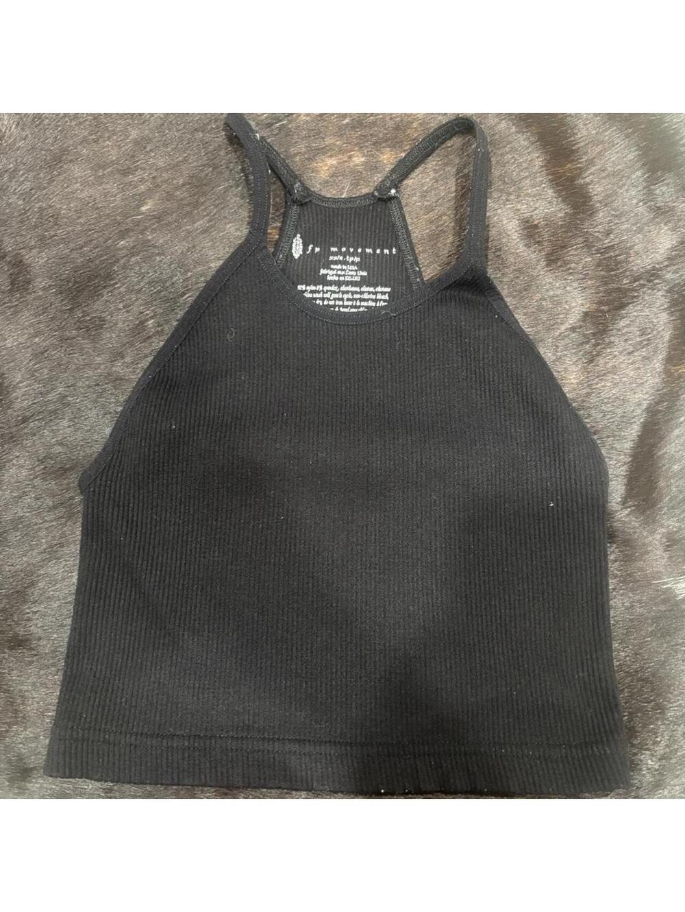 Free People Women's Black Vests-tanks-cami